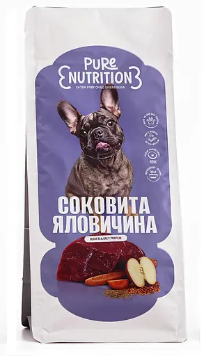 Cухий корм Pure Nutrition для собак малих порід з яловичиною 5кг - фото 1