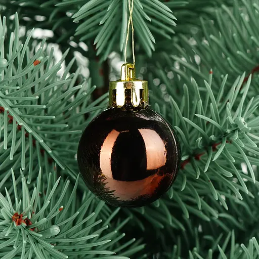 Набір куль Anhui Tianhui Ялинка 3 см 17 шт. (951681) - фото 4