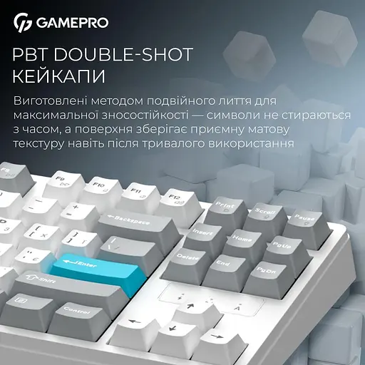 Клавіатура GamePro Asgard Ragnar (MK285WH) - фото 9