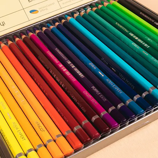 Набір олівців акварельних 99IDEAS "Aqua Expert" 24 кольори, Rich Set, металева коробка, 99AE-24RICH - фото 5