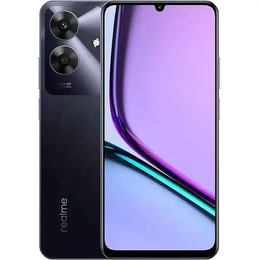 Смартфон Realme Note 60 4/128 ГБ RMX3933 Marble Black