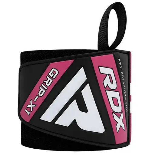 Бинти для зап'ясть (кистьові бинти) RDX W4 PINK 18"-S (WAH-W4P-S) - фото 1