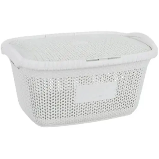 Корзина для белья Violet House 1002 Виолетта WHITE 28 л