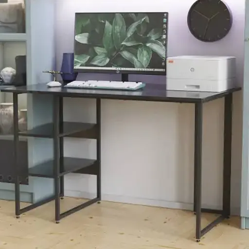 Компьютерный стол Кевин 75x120x60 черный ДСП Сосна Кембра 16мм FRD-103803