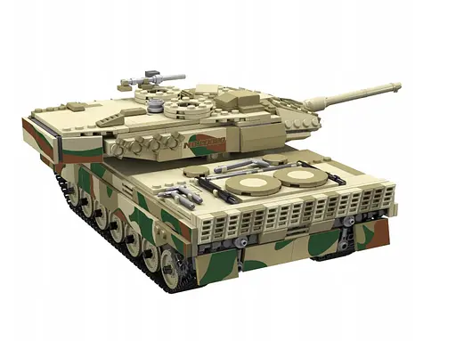 Конструктор танк   на радіокеруванні Mould King танк ЛЕОПАРД  LEOPARD  2 Tank  для дорослих та дітей військова техніка  1091 деталь - фото 4