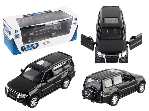 Автомодель MITSUBISHI PAJERO 4WD TURBO, чёрный