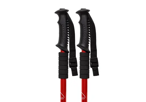 Трекінгова палиця для скандинавської ходьби EasyFit 1 штука Чорно-червона 1 шт (EF-3924-R) - фото 4