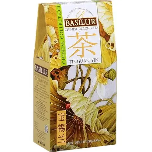 Чай зеленый Basilur Китайская Те Гуань Инь 100 г картон - фото 1