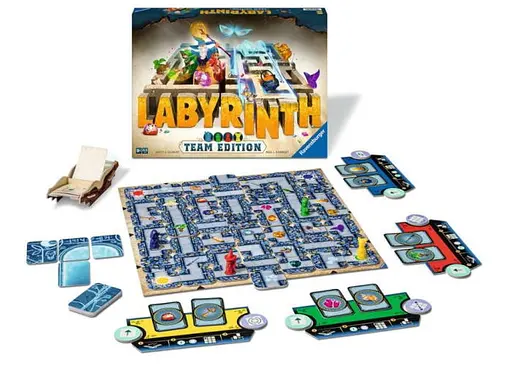 Настольная игра Ravensburger Сумасшедший лабиринт. Командное издание (Labyrinth - Team Edition) (англ.) (PS088) - фото 4