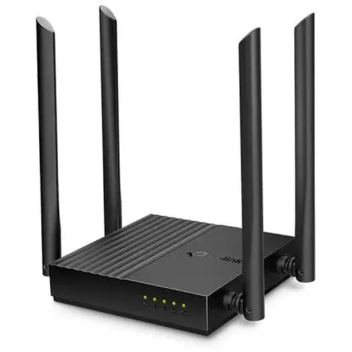 Роутер TP-LINK Archer A64, Black, Wi-Fi 5, до 1267 Mb/s, 2.4/5GHz, 4 LAN 10/100/1000 Mb/s, RJ45 10/100/1000Mb/s, 4 зовнішні антени