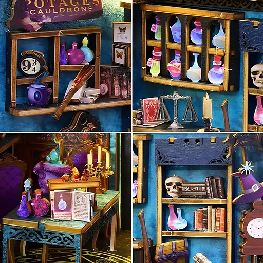 3D конструктор Бук Нук Magic Market своїми руками, світлові ефекти - фото 10