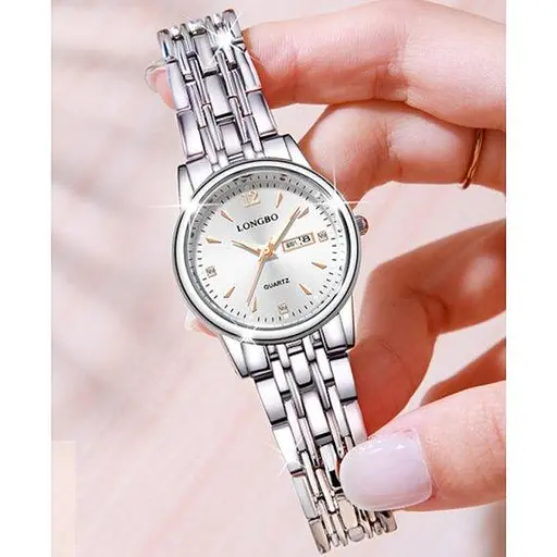 Жіночий наручний годинник Longbo One (Сріблястий) - фото 4