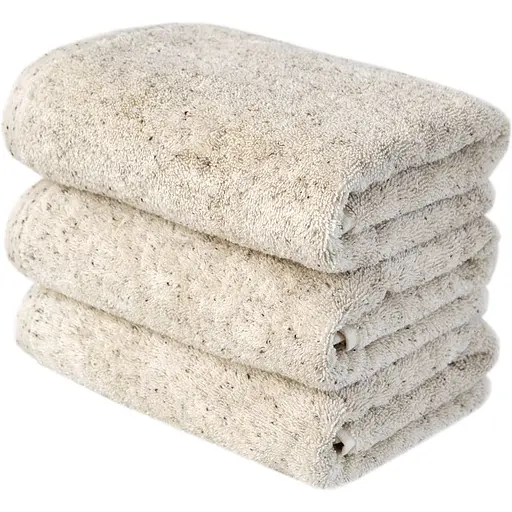 Полотенце махровое Lotus Home Organic Natural 90x150 см бежевое (svt-2000022341837) - фото 5