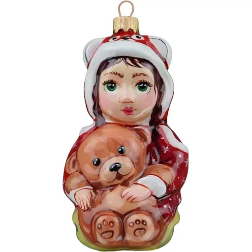 Ялинкова прикраса Різдвяні історії Казкове дитинство скло (4820001179989)