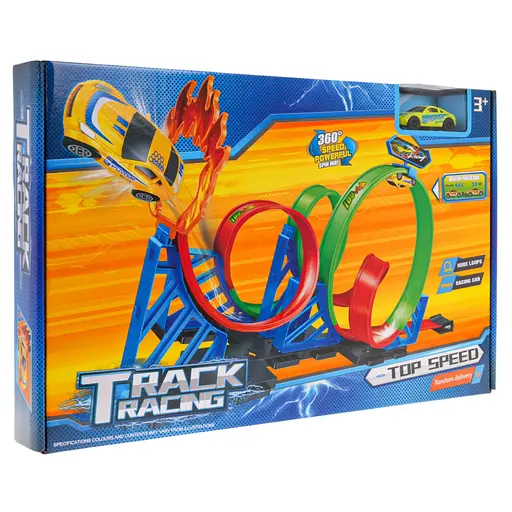 Гонная трасса детская с поворотами на 360° - фото 5