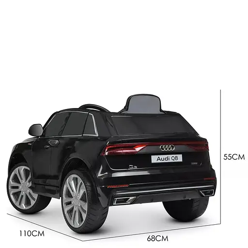 Електромобіль дитячий Bambi Джип Racer Audi Q8 JJ2066EBLR-2 зі світлом Чорний - фото 3