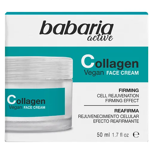 Крем для обличчя Babaria омолоджувальний з рослинним колагеном 50 мл - фото 1