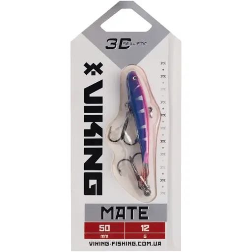 Балансир Viking Fishing Mate Ice Jig 50mm 12g #09 Strange Perch - фото 2
