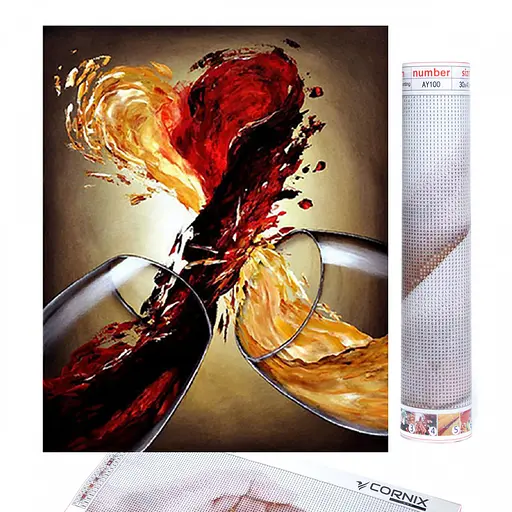 Набір алмазної мозаїки (вишивки) Cornix Art 40 x 30 см AY07 - фото 1