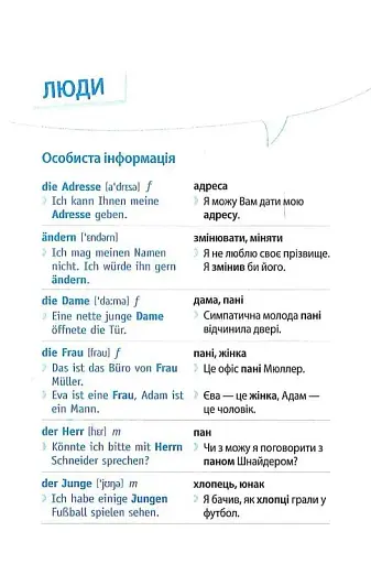 Починай говорити німецькою. 1000 слів, які тобі дійсно потрібні - фото 5