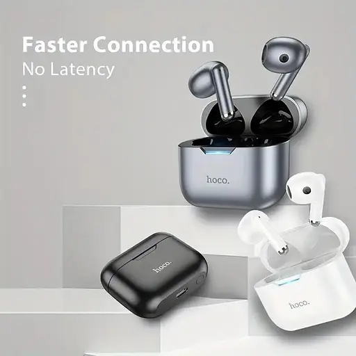 Навушники Hoco EW34 Full true wireless BT headset Black - фото 4