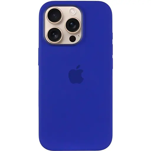 Чехол Epik Silicone case AAA с Magsafe и анимационной кнопкой для Apple iPhone 16 Pro Max 6.9 Ultramarine - фото 2