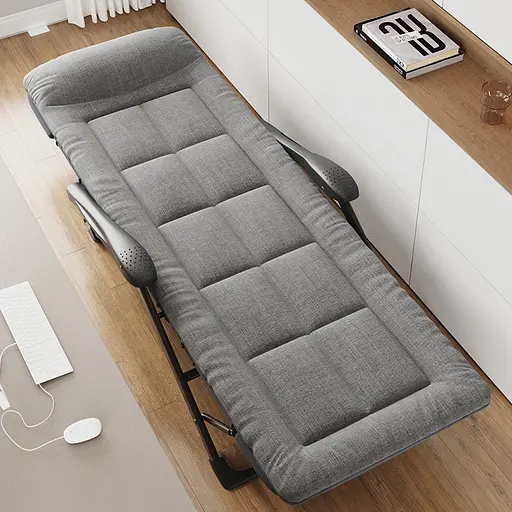 Розкладне крісло ліжко з вбудованим матрацом Leobro Grey (LB-FCB-G3-GRY) - фото 3