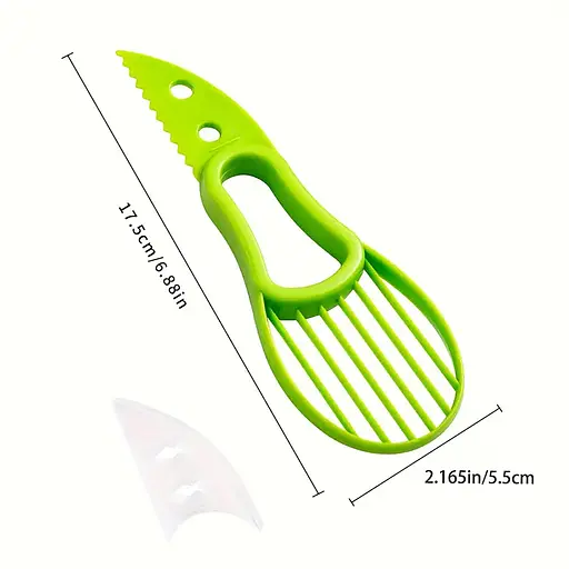 Двусторонний кухонный нож-слайсер для чистки и нарезки авокадо и фруктов, Kitchen Master 87325 - фото 4