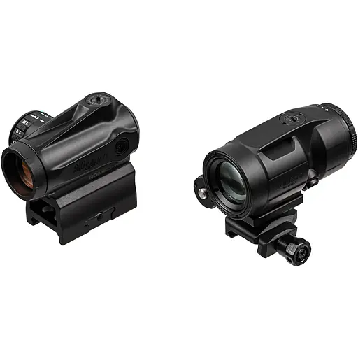 Комплект Sig Optics коллиматор ROMEO-MSR Gen II 2 MOA и магнифер JULIET3-MICRO 3X22MM