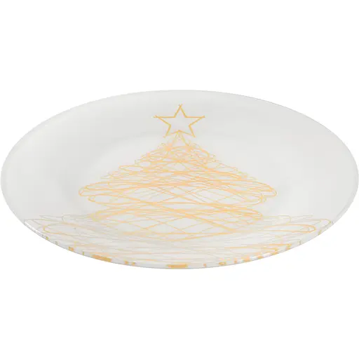 Тарілка Viva NY Tree Gold 25 см (S3010-2) - фото 2