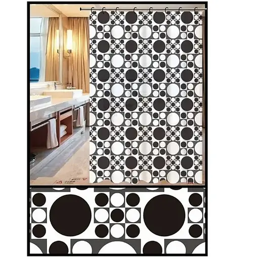 Шторка для ванної ZERIX SCP-005-180x180 ZX5004 - фото 1