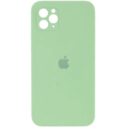 Чохол Epik Silicone Case Square Full Camera Protective AA для Apple iPhone 11 Pro Max 6.5 М'ятний/Mint - фото 1