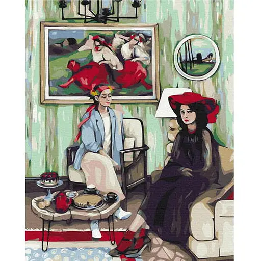 Розмальовка за номерами Brushme В гості до мистецтва Вікторія Коваленко (40х50) (BS53357) - фото 1