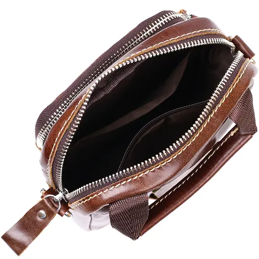 Чоловіча сумка Vintage 15х19х6,5 см sum0020145 - фото 13
