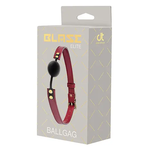 Кляп Dreamtoys Blaze Elite Ball Gag 41 см червоний - фото 2