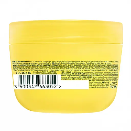 Увлажняющий крем-сорбет Garnier Vitamin C Fresh & Bright с витамином С для придания свежести и сверкания коже лица, 85 г - фото 3