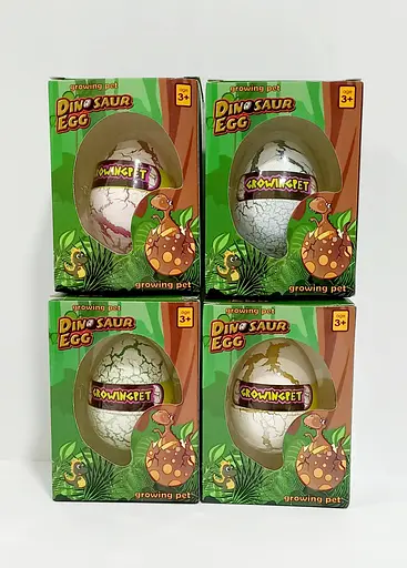 Зростаючі тварини в яйці "Динозаври" C 37601, 1шт (6900067376015) МІКС - фото 2