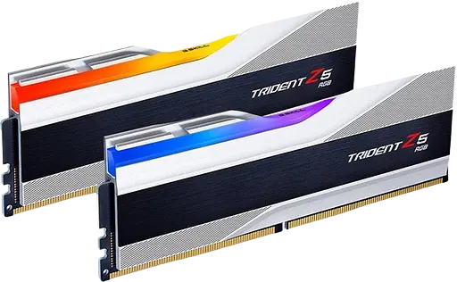 Оперативна пам'ять G.Skill 32GB (2x16GB) DDR5 7600MHz Trident Z5 RGB Silver (F5-7600J3646G16GX2-TZ5RS)