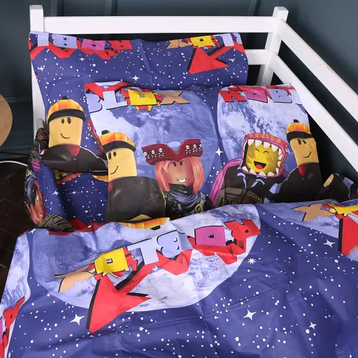 Підковдра MirSon Kids Time Roblox бязь 110х140 см (2200011442341) - фото 2
