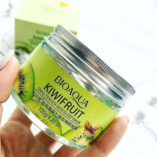 Увлажняющая ночная гель-маска с экстрактом киви Bioaqua Kiwifruit Snail Tender Skin Sleep Mask 120 г - фото 3