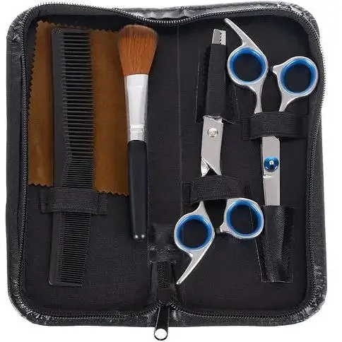 Перукарський набір Soulima 18084, 7 в 1 у футлярі з аксесуарами - фото 2