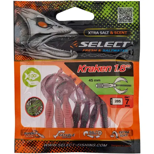Силикон Select Kraken 1.8" #205 (7 шт/уп) - фото 2