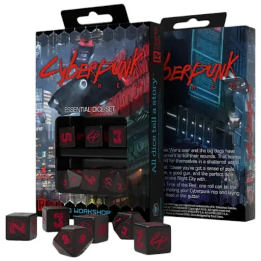 Набор кубиков Cyberpunk Red Essential Dice Set , 6 шт. (SCPE01)
