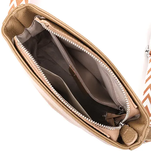 Женская кожаная сумка Vintage на плечо для повседневной носки 22х17.5х7.5 см sum0027580 - фото 6