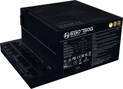 Блок живлення Lian Li EDGE 750W 80+ Platinum Black (G9P.EG0750G.B000.EU) - фото 2