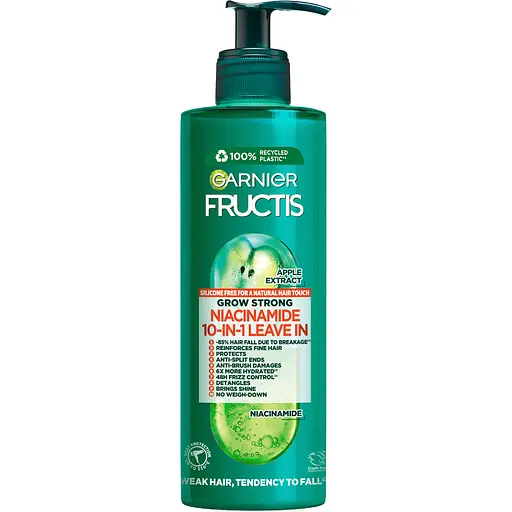 Комплексний засіб для волосся Garnier Fructis Grow Strong для догляду беззмивання для ослабленого, схильного до випадіння волосся 400 мл - фото 1