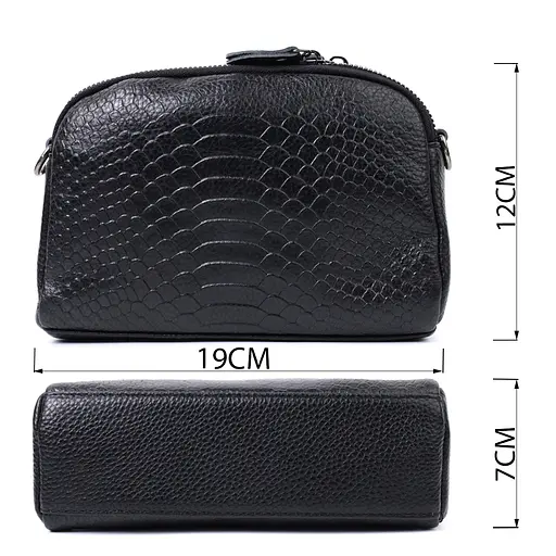 Компактная сумка для женщин Vintage на два отделения из натуральной кожи 19х12х7 см sum0027553 - фото 3