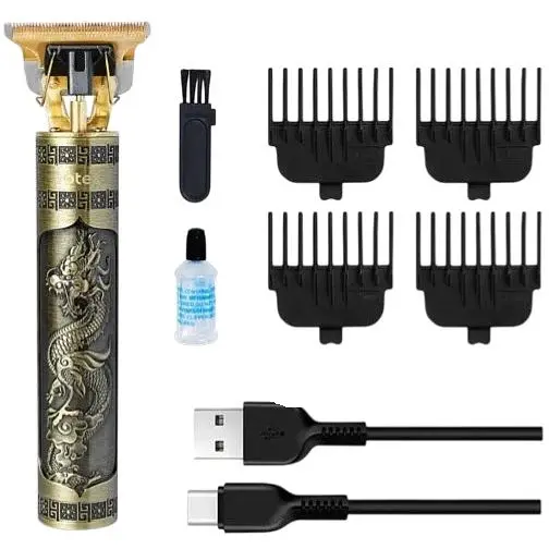 Тример акумуляторний Rotex RHC293-T Navigator з титановими лезами для стрижки волосся з насадками USB type C - фото 1