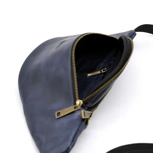 Чоловіча шкіряна сумка на пояс TARWA 14х36х8 см sum0026017 - фото 7