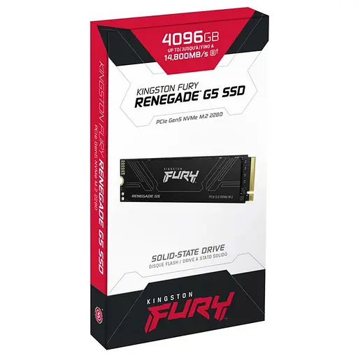 Накопитель SSD M.2 Kingston FURY Renegade G5 4 TB 2280 NVMe PCIe Gen 5.0 x4 3D TLC - фото 3